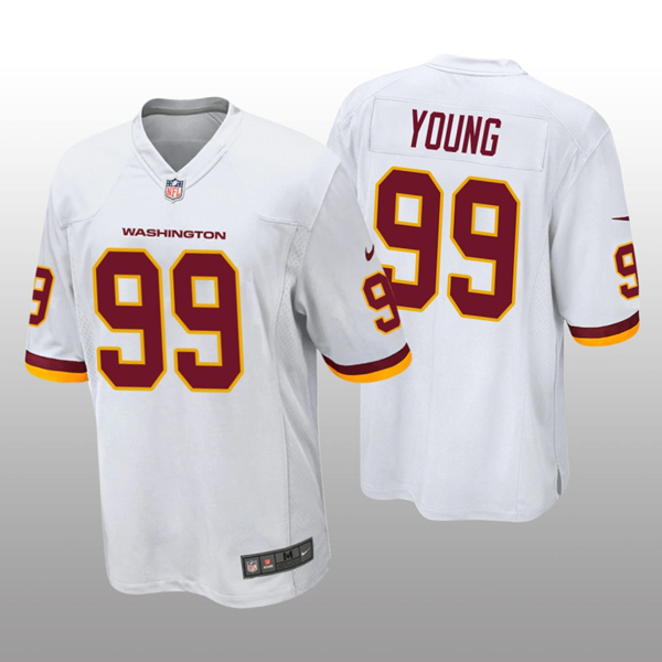 Men's Washington Football Team White #99 Chase Young Vapor Untouchable Limited Stitched NFL Jersey